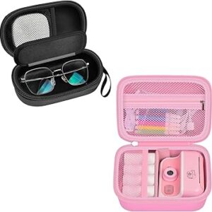 GWCASE 2-in-1 Portable Contact Lens & Glasses Case + Kids Camera Case for TOZDTO Instant Print Camera – Perfect for On-the-Go!