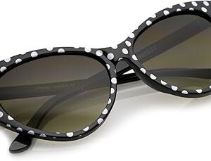 ZeroUV - Bold Retro Oversized Cat Eye Sunglasses for Women | 54mm Chic Style