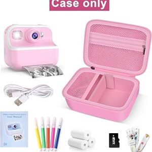 GWCASE 2-in-1 Portable Contact Lens & Glasses Case + Kids Camera Case for TOZDTO Instant Print Camera – Perfect for On-the-Go!